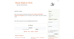 Desktop Screenshot of maskmakersweb.org